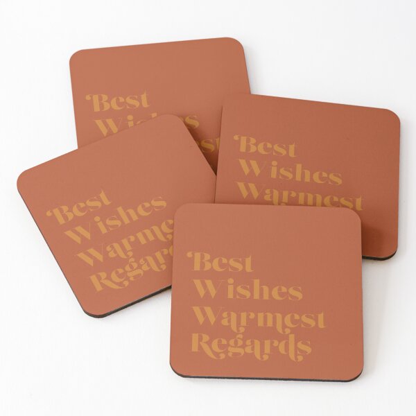 Item preview, Best Wishes Warmest Regards designed and sold by The Art of the  Pause.
