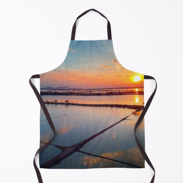 Item preview, Aerial Sunset Image of Rice Fields in Thailand. designed and sold by Huskyyy Designs.