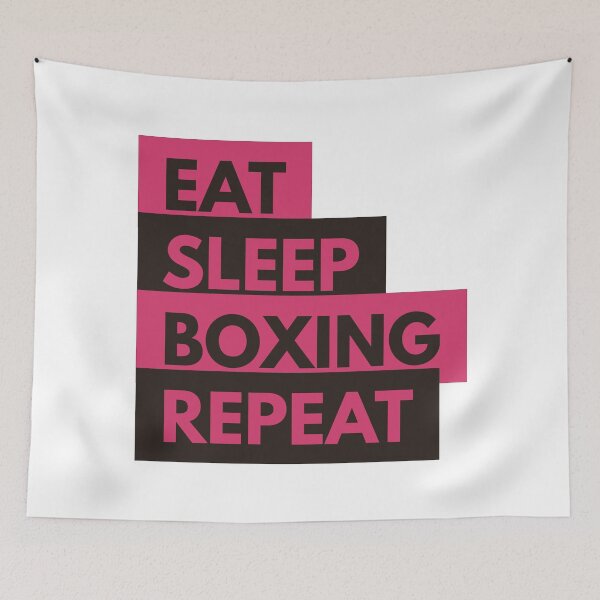 Item preview, Eat Sleep Boxing Repeat designed and sold by ojdart.