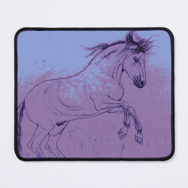 Item preview, Rearing horse in pink designed and sold by horseaddicted.