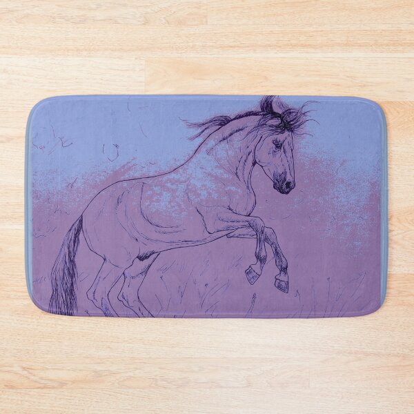Item preview, Rearing horse in pink designed and sold by horseaddicted.