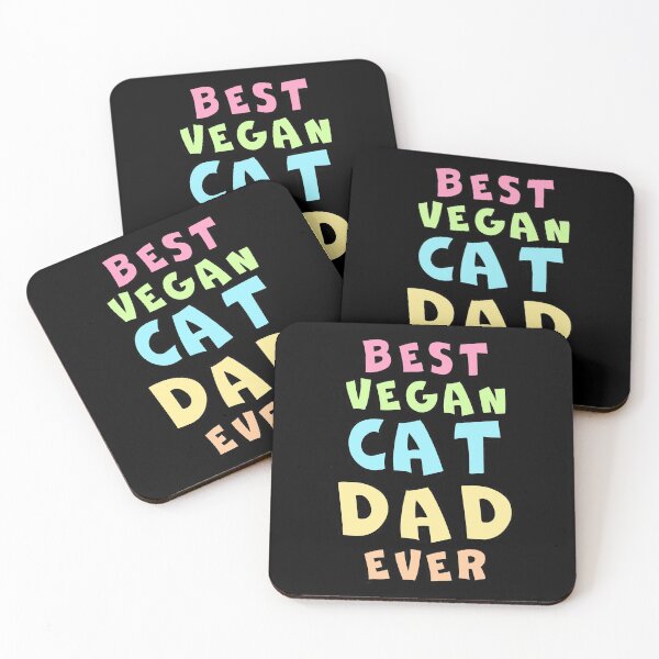 Item preview, BEST VEGAN CAT DAD EVER designed and sold by NobodysHero.