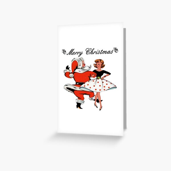 Santa Dancer Greeting Card