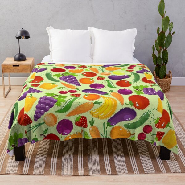 Item preview, Mix vegetables fruits berries color print designed and sold by artdragongift 15.