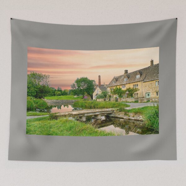 Item preview, Bridge and Old Mill, Lower Slaughter designed and sold by Alisonchambers2.