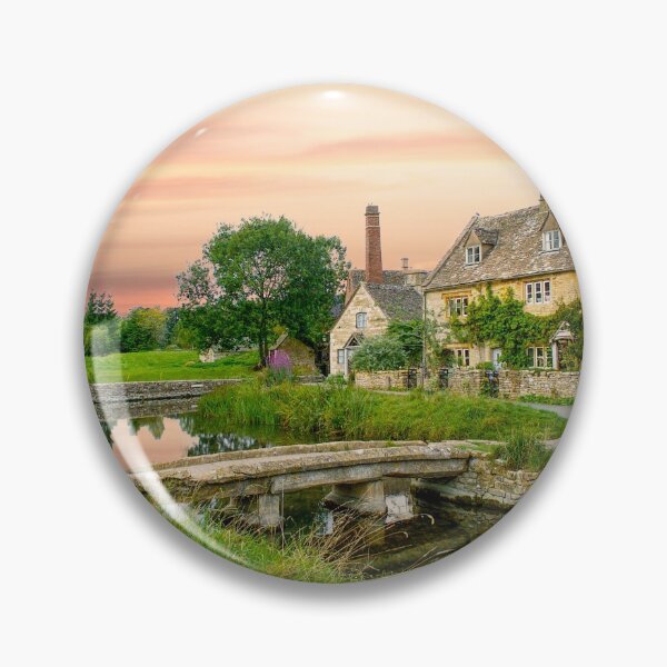 Item preview, Bridge and Old Mill, Lower Slaughter designed and sold by Alisonchambers2.