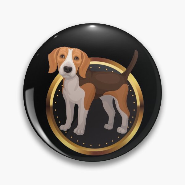 Item preview, Beagle on a Black Gold Medal Plate designed and sold by Keffy.