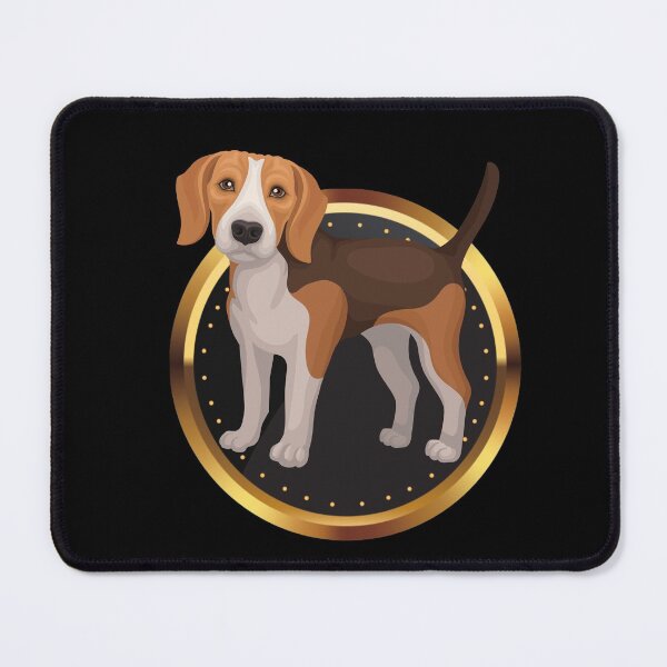 Item preview, Beagle on a Black Gold Medal Plate designed and sold by Keffy.