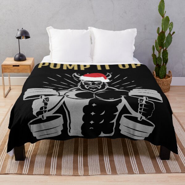 Item preview, Pump It Up - Papá Noel levantando pesas designed and sold by HStudioPrints.