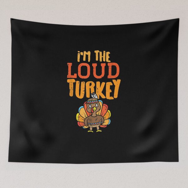 Aperçu de l'œuvre Im The Loud Turkey Thanksgiving Matching Family Kids Boys cadeau créée et vendue par wi trendshop.