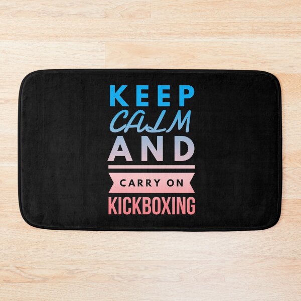 Item preview, Keep Calm and Carry On Kickboxing designed and sold by ojdart.