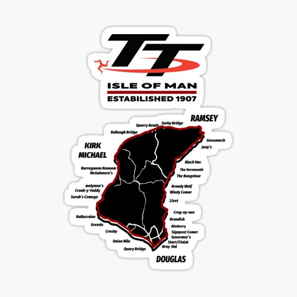 Île de Man TT Sticker