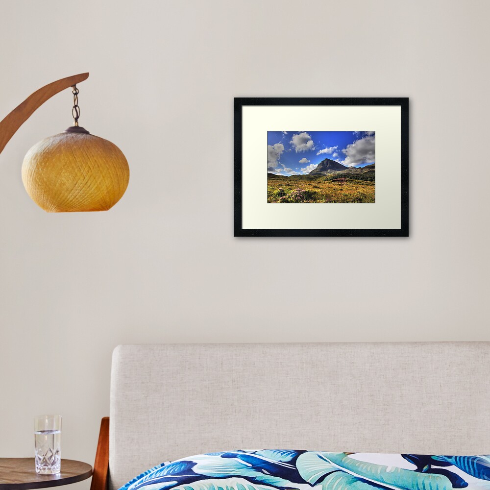 Quinag (Northface View) Framed Art Print
