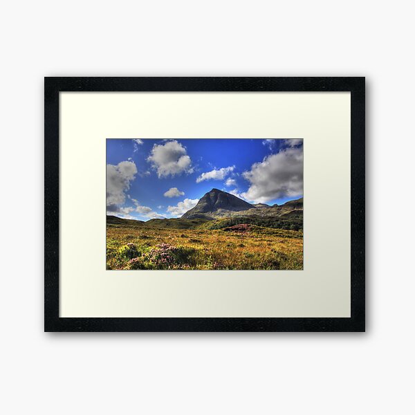 Quinag (Northface View) Framed Art Print