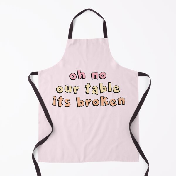 Item preview, oh no our table its broken designed and sold by NobodysHero.