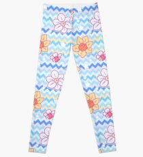 Daffodil Chevron Pattern Leggings