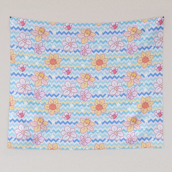 Item preview, Daffodil Chevron Pattern designed and sold by SaradaBoru.