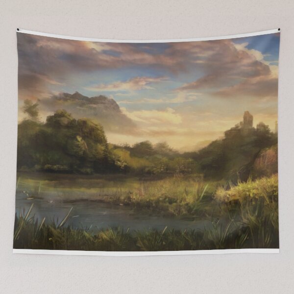 Item preview, Morning over Pond designed and sold by DiscoGypsyFish.