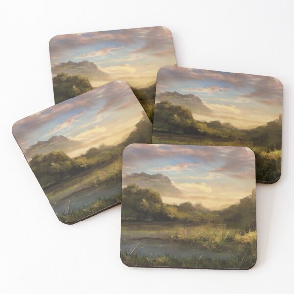 Item preview, Morning over Pond designed and sold by DiscoGypsyFish.