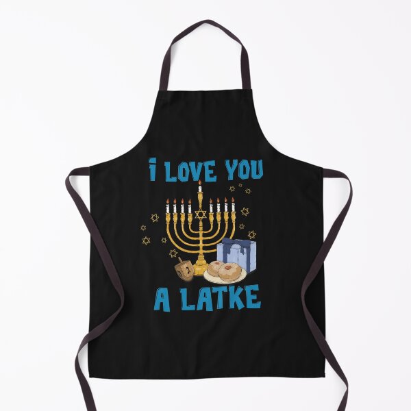 Item preview, I Love You A Latke Menorah Jewish Hanukkah Chanukah designed and sold by Lynette1241.