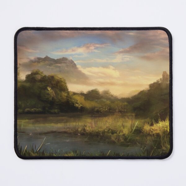 Item preview, Morning over Pond designed and sold by DiscoGypsyFish.