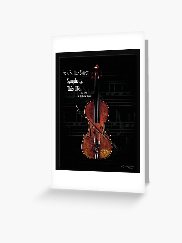 Bittersweet Symphony Greeting Card By Rgerhard Redbubble