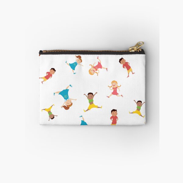Item preview, seamless pattern with cartoon kids,white background, designed and sold by NaumStock.