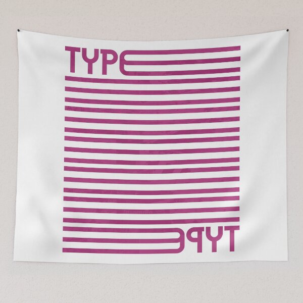 Aperçu de l'œuvre Type Rayures (Rose) créée et vendue par John Uttley.