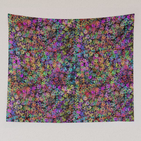 Item preview, Hipster colorful mini cat paw of cat lover designed and sold by TwaN97.