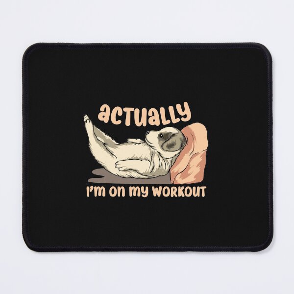 Item preview, funny work out quote, adorable puppy designed and sold by DearSunny.