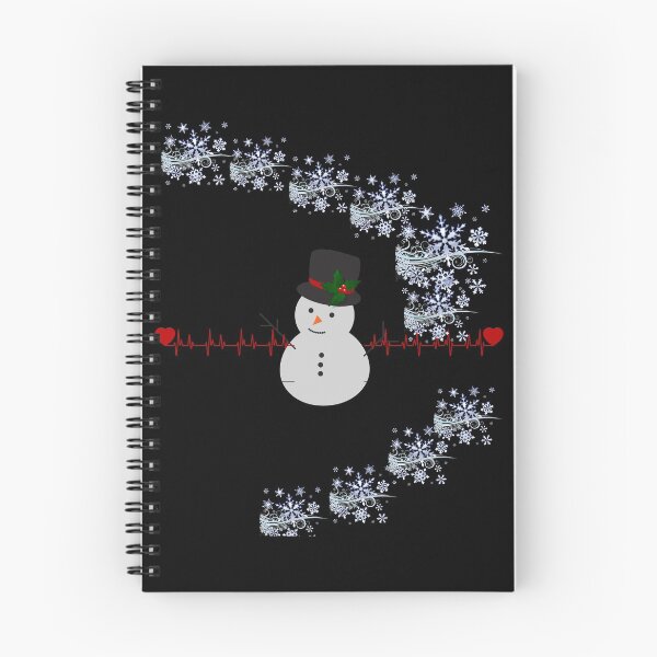 Item preview,  Heart Beat Line Called Christmas Snowman Holly Hat designed and sold by Darlene Douglas-Jackson.