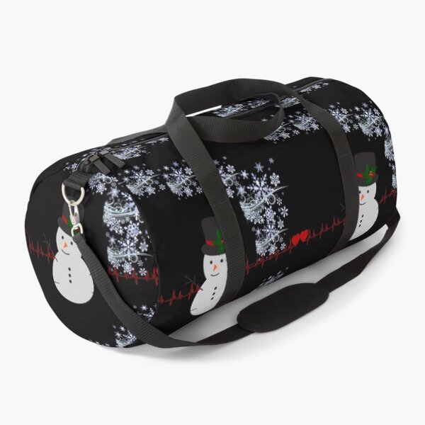 Item preview,  Heart Beat Line Called Christmas Snowman Holly Hat designed and sold by Darlene Douglas-Jackson.
