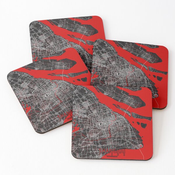 Item preview, Shanghai City Map of China - Oriental designed and sold by deMAP.