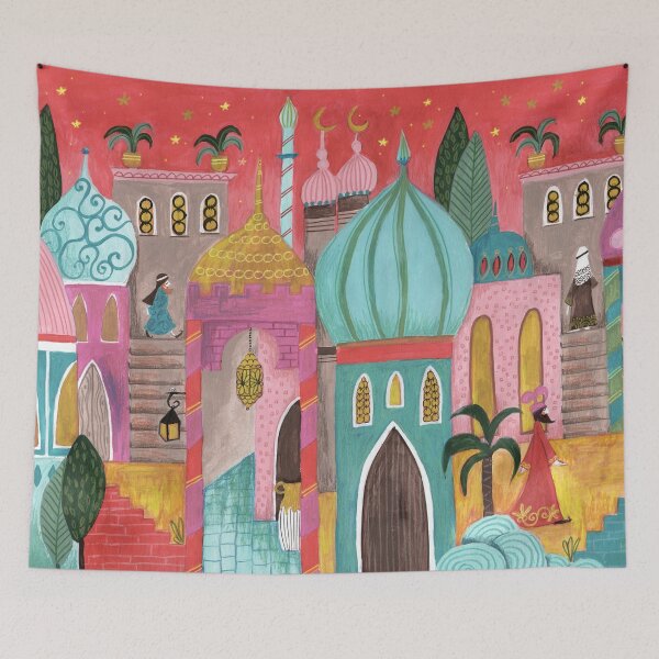Item preview, Christmas Oriental city bethlehem religious designed and sold by Caroline Bonne Müller.