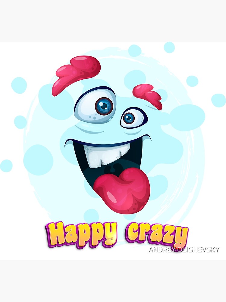 happy-crazy-smiling-face-poster-for-sale-by-frans81-redbubble