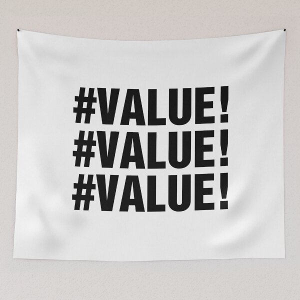 Item preview, Excel VALUE Error designed and sold by allysmar.