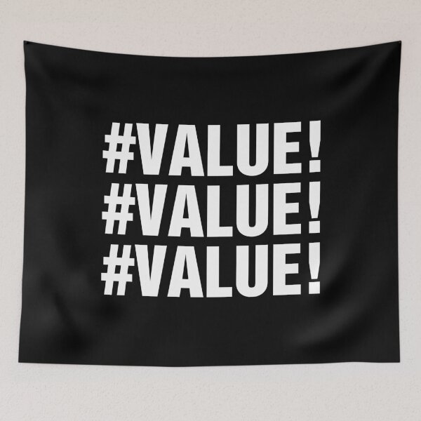 Item preview, Excel VALUE Error designed and sold by allysmar.