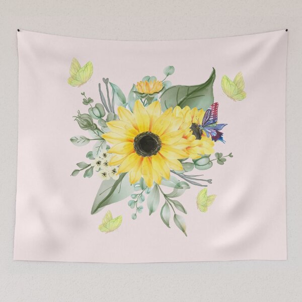 Item preview, Sunflower with butterfly designed and sold by PF-creations.