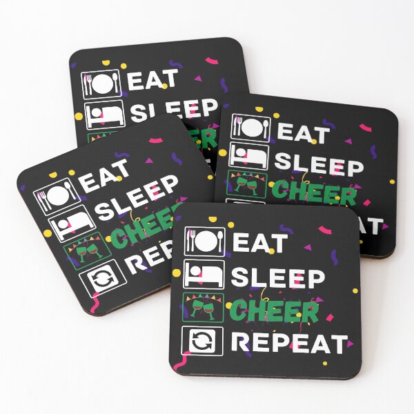 Item preview, eat sleep cheer repeat designed and sold by ronaldsonou.
