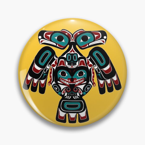 Item preview, Alaska Native American Indian Tlingit Eagle Bear Clan Spirit designed and sold by PortageBay.