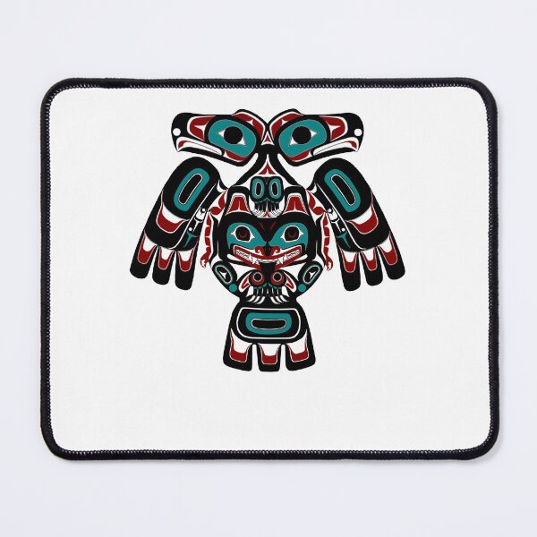 Item preview, Alaska Native American Indian Tlingit Eagle Bear Clan Spirit designed and sold by PortageBay.