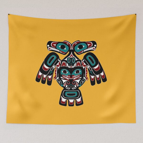 Item preview, Alaska Native American Indian Tlingit Eagle Bear Clan Spirit designed and sold by PortageBay.