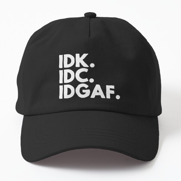 Aperçu de l'œuvre JE NE SAIS PAS. IDC. IDGAF créée et vendue par pnkpopcorn.