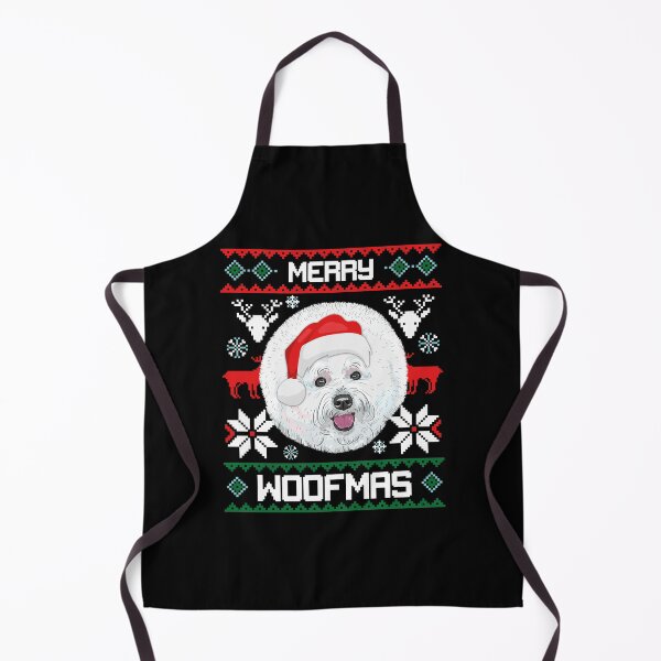 Item preview, Bichon Frise Merry Woofmas Christmas Dog Gift designed and sold by CR Media.
