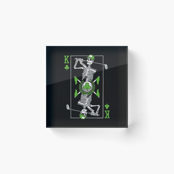 Item preview, Golf King Of Clubs Funny Golfing Skeleton Golfer Poker Card designed and sold by GrandeDuc.