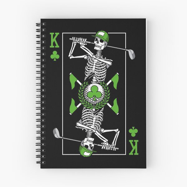 Item preview, Golf King Of Clubs Funny Golfing Skeleton Golfer Poker Card designed and sold by GrandeDuc.