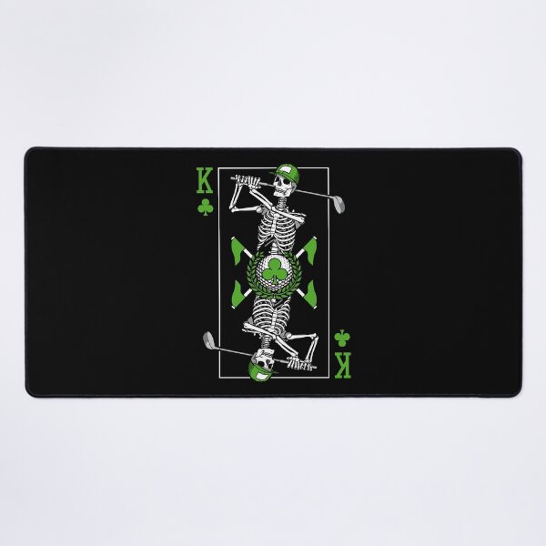 Item preview, Golf King Of Clubs Funny Golfing Skeleton Golfer Poker Card designed and sold by GrandeDuc.