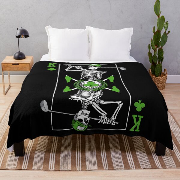 Item preview, Golf King Of Clubs Funny Golfing Skeleton Golfer Poker Card designed and sold by GrandeDuc.