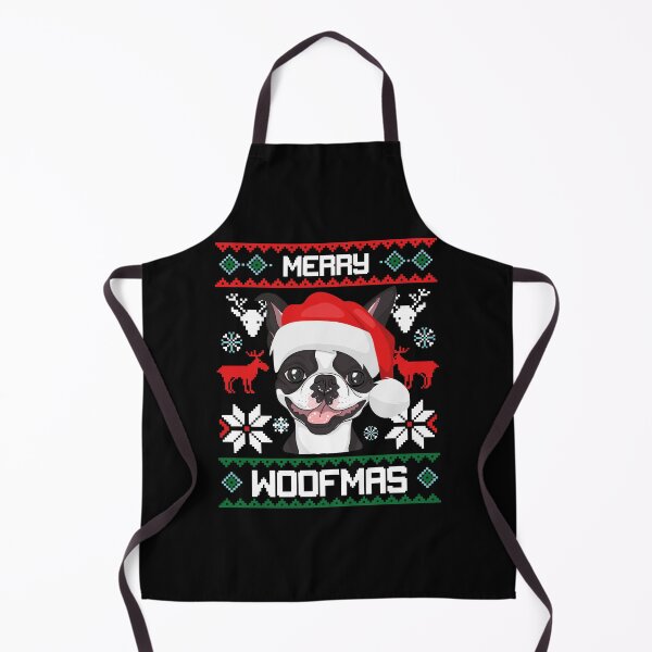 Item preview, Boston Terrier Merry Woofmas Christmas Dog Gift designed and sold by CR Media.