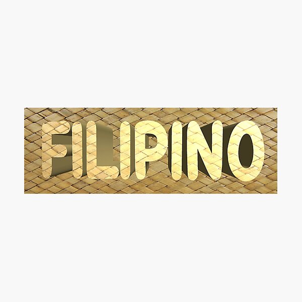 "Filipino Banig Design Logo" Photographic Print for Sale by ArtRonPH